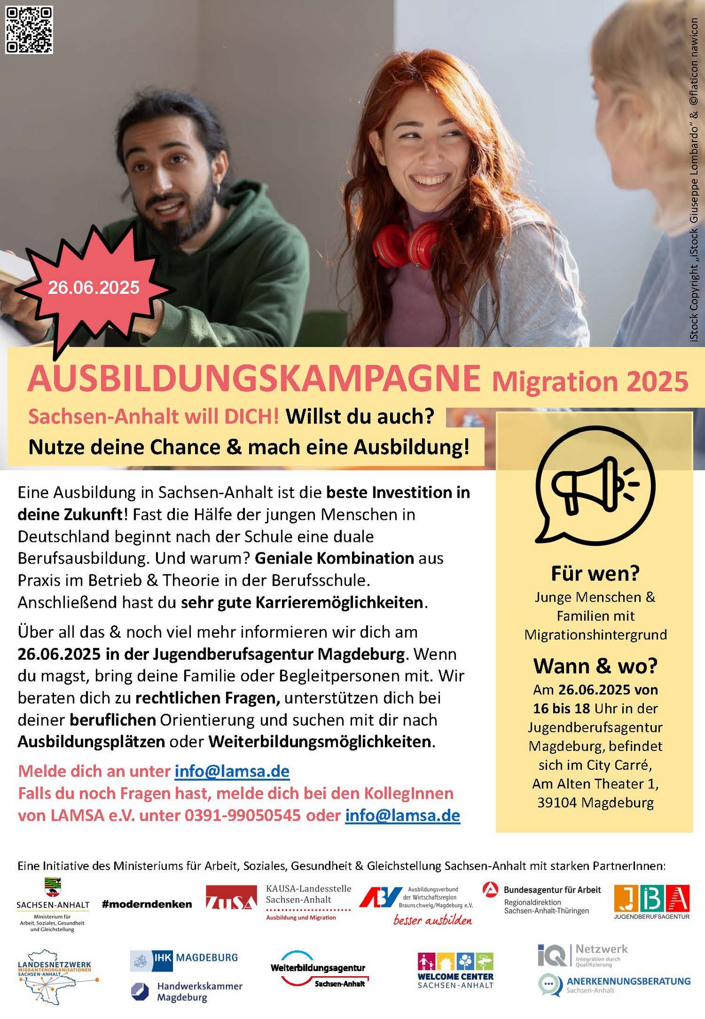 Folleto con más información sobre la campaña